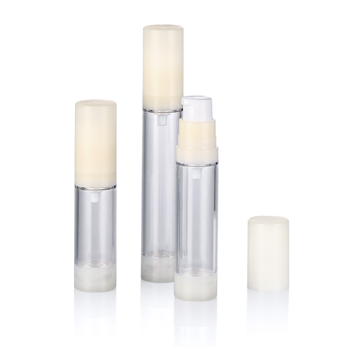 5ml 10ml 15ml Prilagođena bijela kozmetička plastična plastična boca bez zrak sitna magla l04
