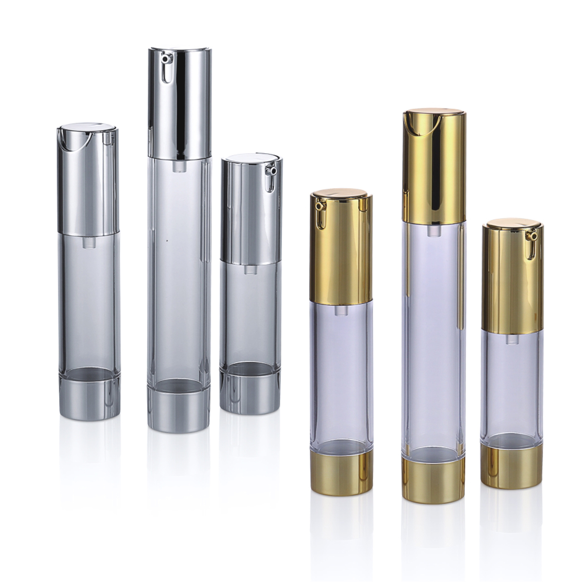 15ml 20ml 30ml Electroplant-a u obliku vakuumske boce u obliku slova U-a u obliku tipa pumpe za glavu losion za bocu bez zraka l06