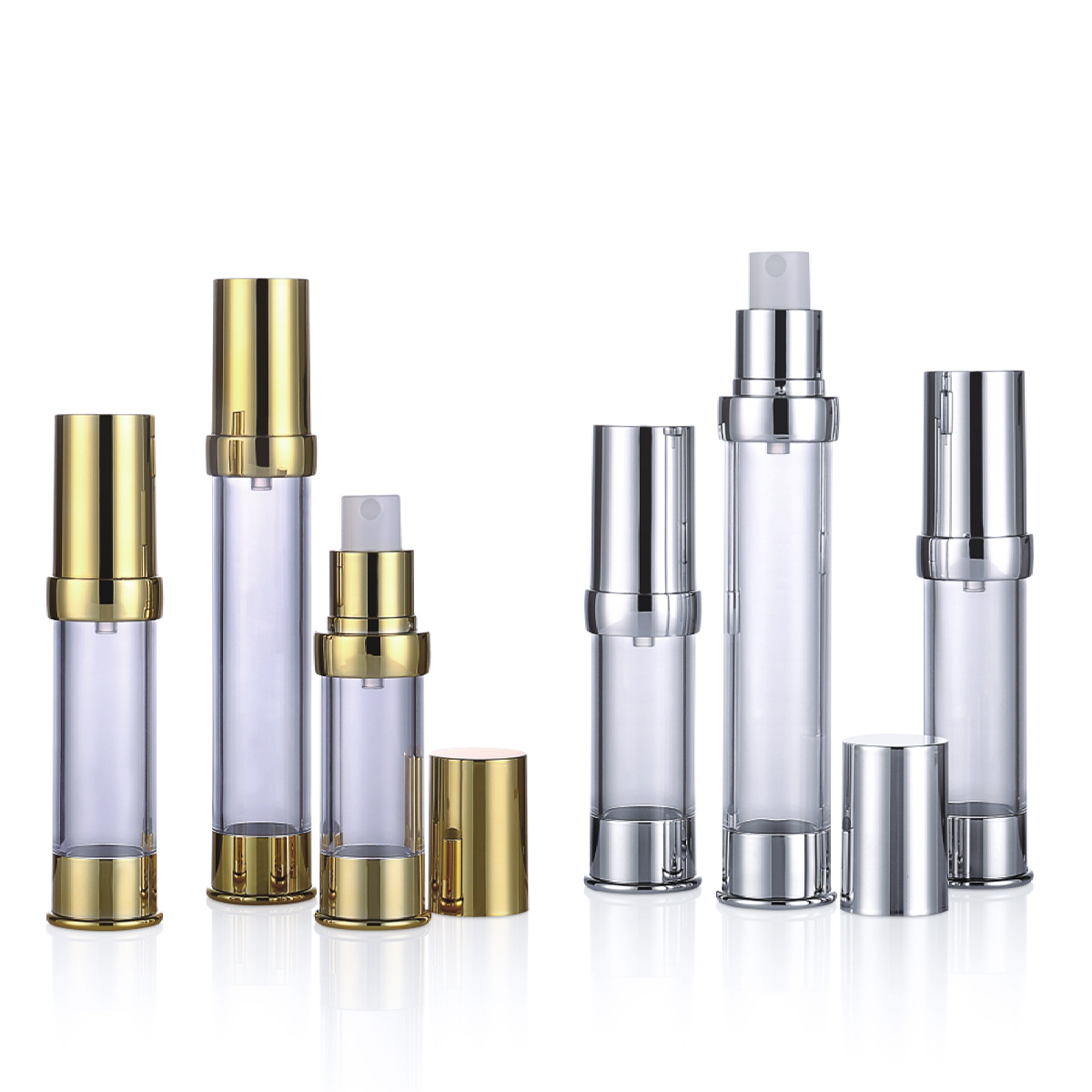 15ml 20ml 30ml 50ml Mini Shiny Gold/Silver Air Spray Spray Flat Losion LOSOR L08