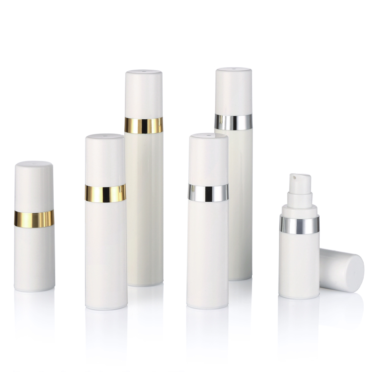 15ml 30ml 50ml plastična pp bez zraka za njegu kože losion pumpa L16