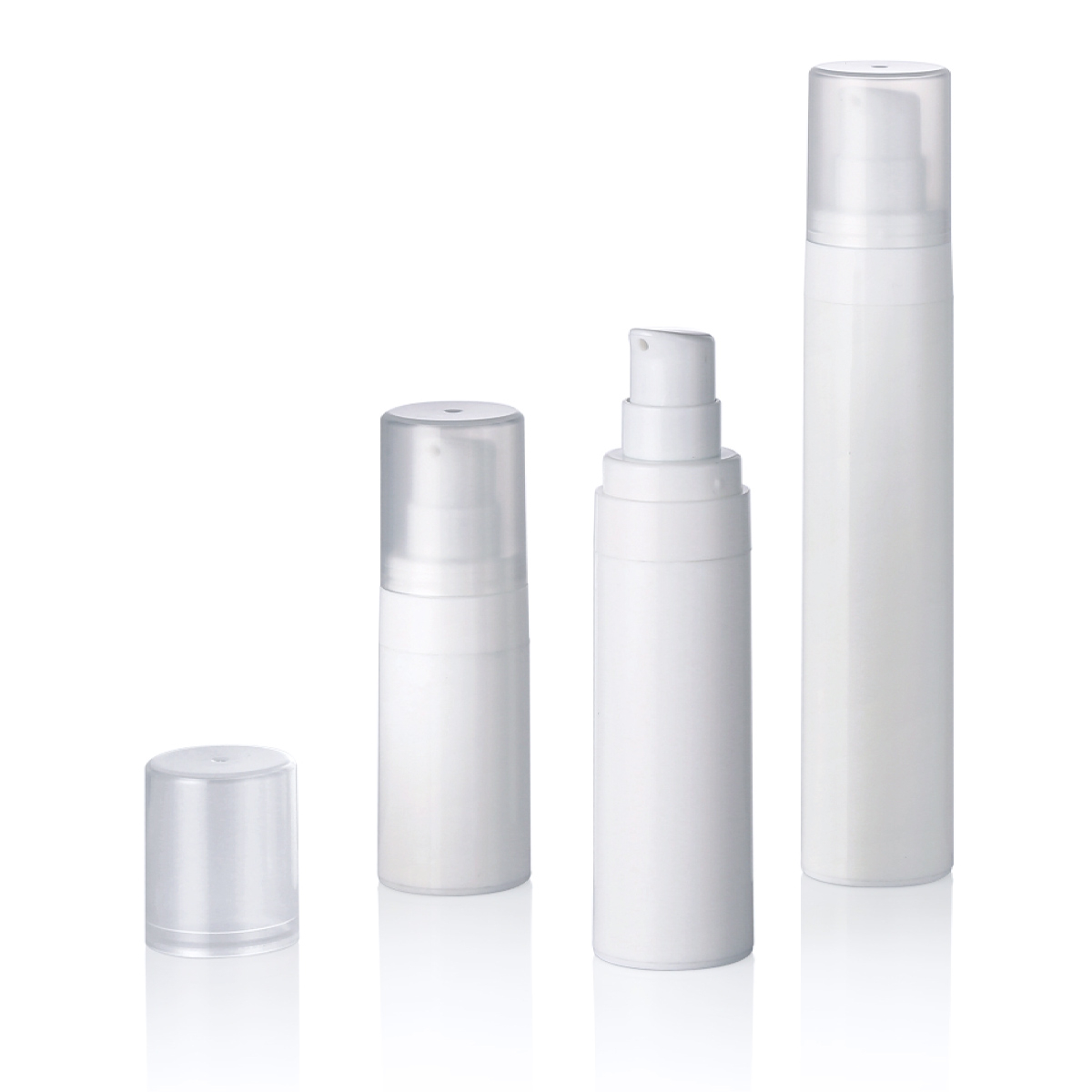 15ml 30ml 50ml plastična pp bijela krema losion vakuum boca bez zraka L16