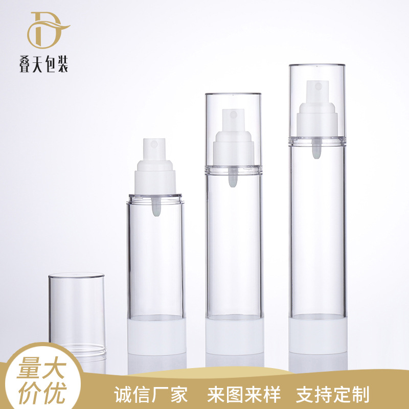 80ml 100ml 120ml Cosmetics Suppackage Vakuumska boca Makeup Voda Spray Boca Dezinfekcijsko sredstvo za vakuumsku bocu